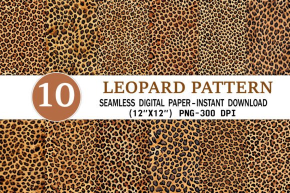 Download Leopard Pattern Digital Paper - Pattern digital paper Collection