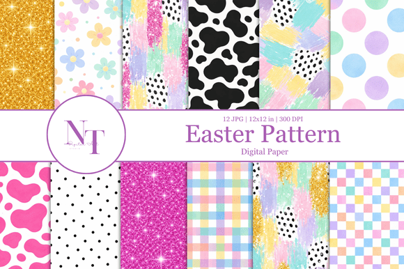 Download Easter Seamless Pattern Digital Paper - Pattern digital paper Collection